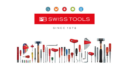 PB Swiss Tools quality hand tools mechanics screwdriver hex key hammer chisel punch bit torque wrench socket lifetime guarantee switzerland industrial mro print technician field service